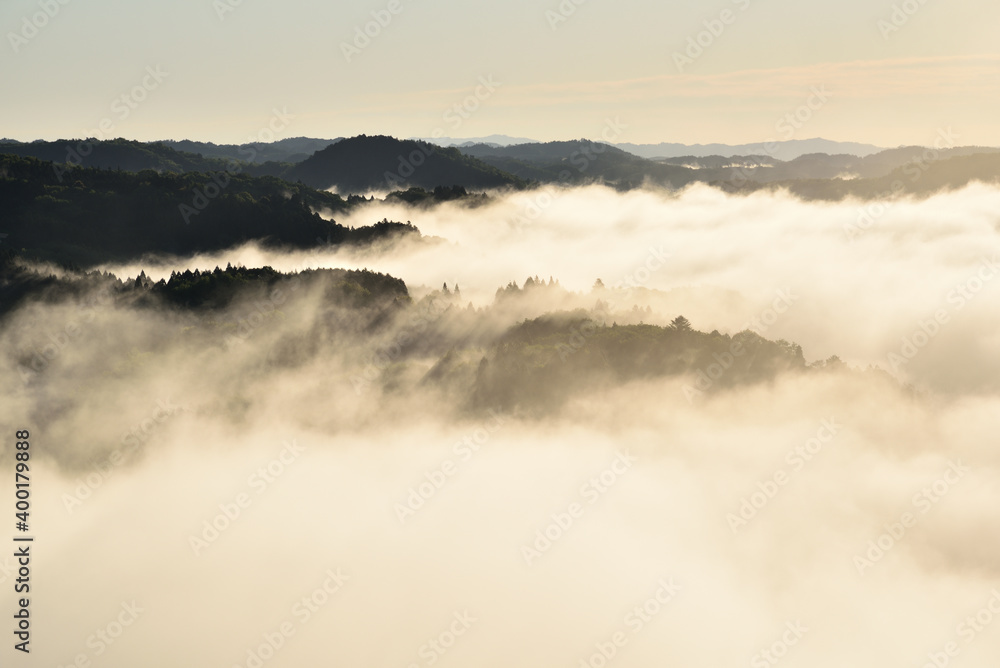 Sea of clouds in early morning