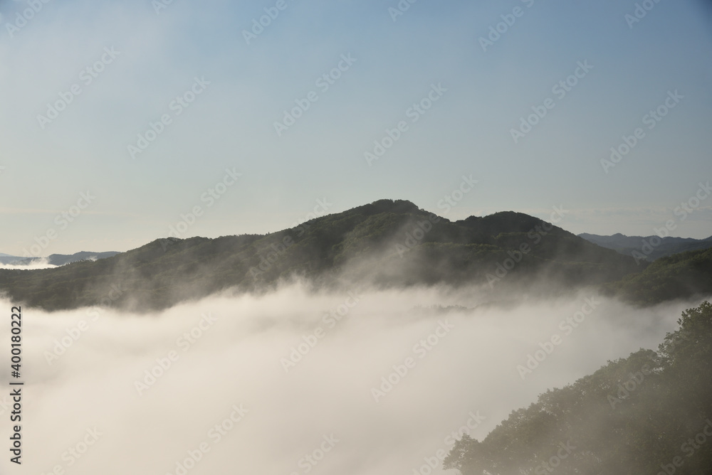 Sea of clouds in early morning Sea of clouds in early morning