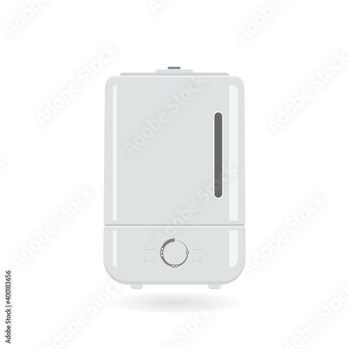 Humidifier. Household appliances for a comfortable climate in the house. Vector illustration