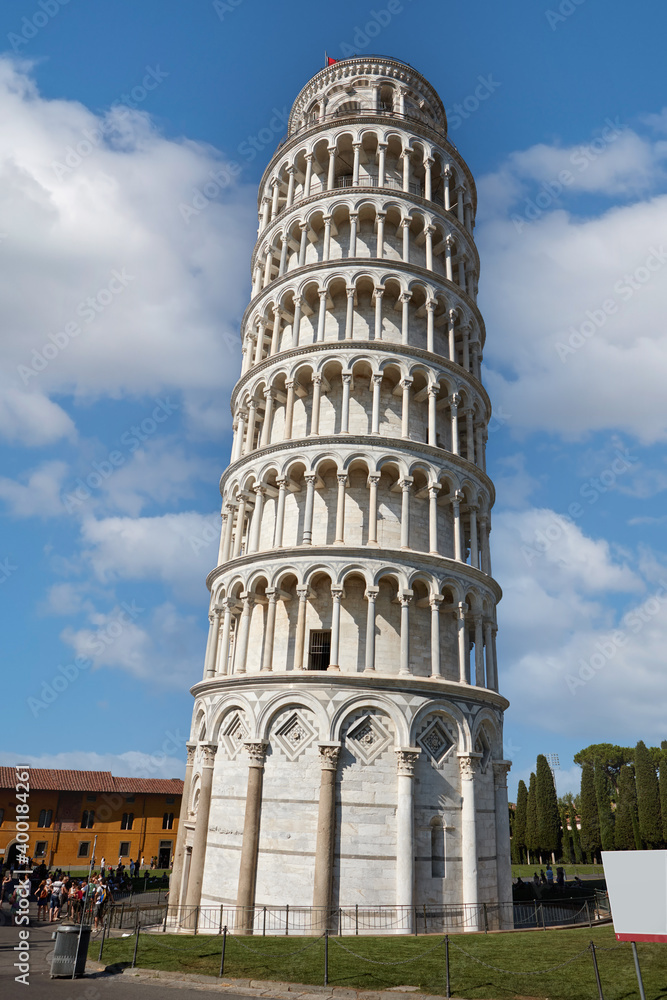 The Leaning Tower of Pisa, Tuscany area of Italy