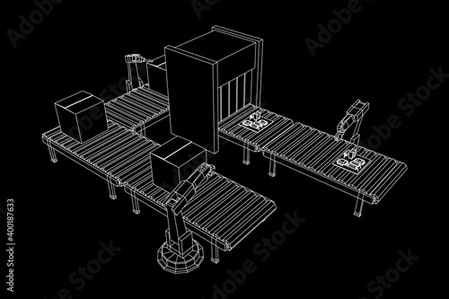 Robotic arm manufacture technology industry assembly mechanic hand