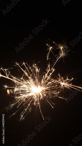 Wallpaper Mural sparkler on black background Torontodigital.ca