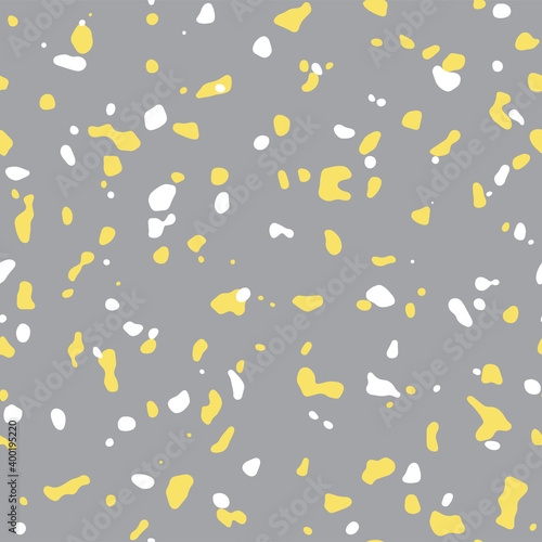 Creative organic liquid spray shapes seamless pattern background.