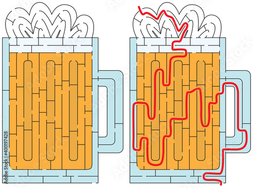 Beer maze