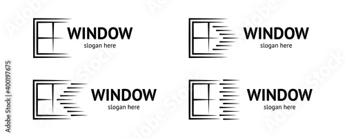 Elegant window logo