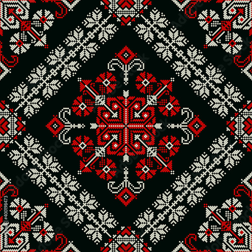 Romanian traditional pattern 172