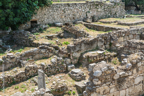Ruins of Ancient Agora of Classical Athens, Greece