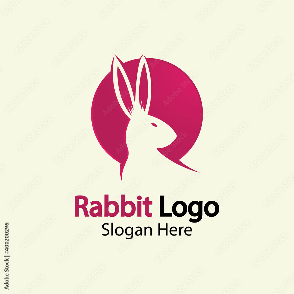 Rabbit Logo template vector icon illustration design Rabbit Logo template vector icon illustration design