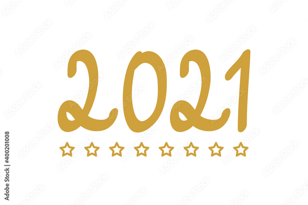 2021 typography isolated on white background vector illustration EPS10 2021 typography isolated on white background vector illustration EPS10