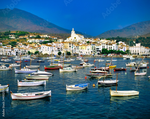 Blick auf  Cadaqués, Catalunya, Spain