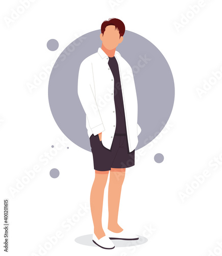 man posing in stylish outfits vol.47