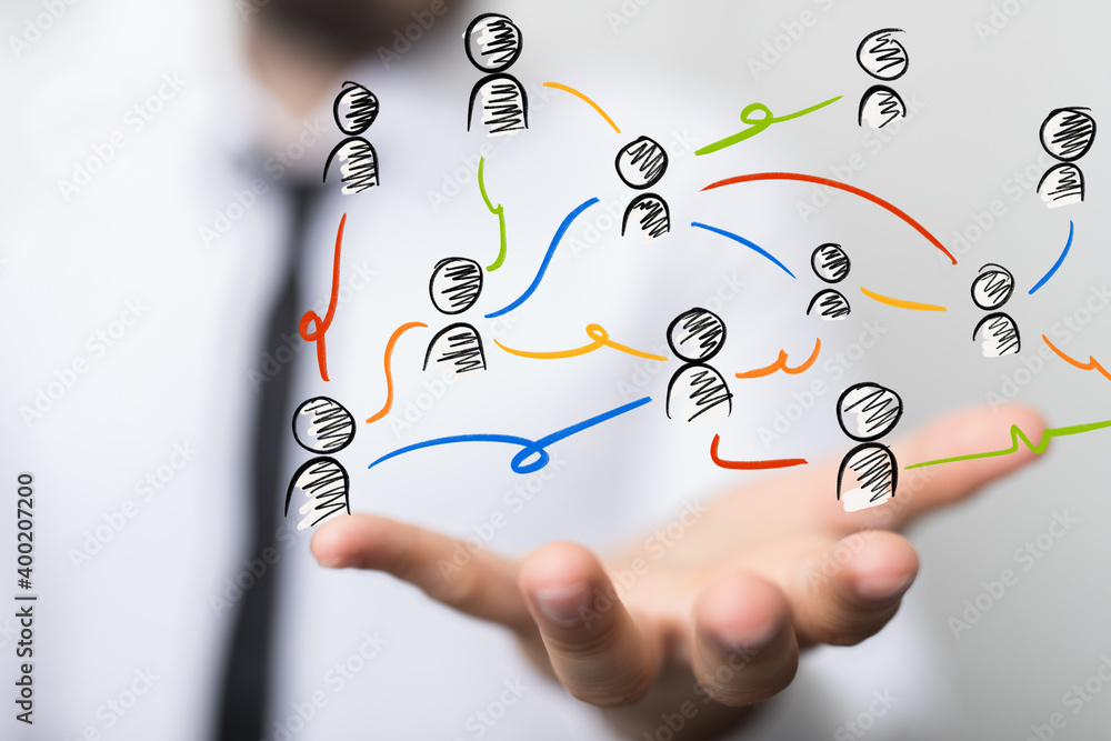 organization chart team concept networking organization chart team concept networking