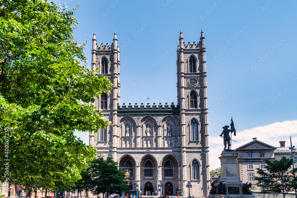 Notre-Dame Basilica, Montreal, Canada - obrazy, fototapety, plakaty 