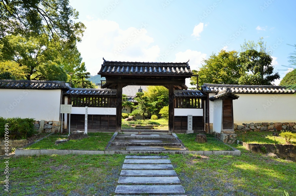 Fototapeta premium 山崎陣屋 紙屋門