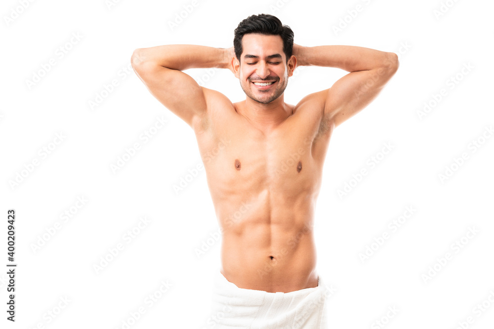 Handsome young man with perfect body Handsome young man with perfect body