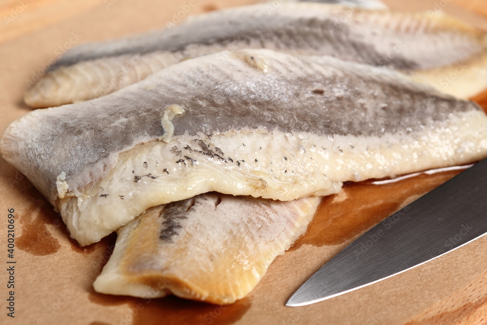 Pickled herring. Salted, soused skinless fillets of fish Clupea. Pickled herring. Salted, soused skinless fillets of fish Clupea.