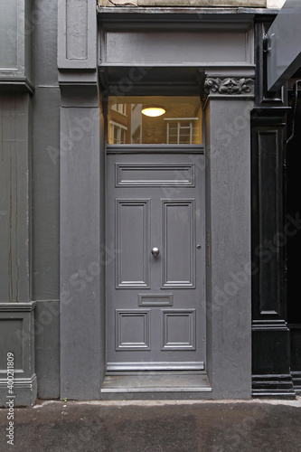 Silver Door Entrance
