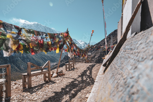 tibetan buddhist prayer flags © Sara