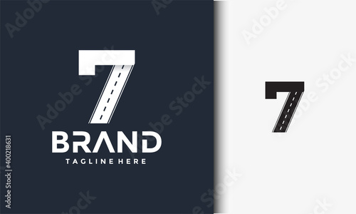 number 7 highway logo