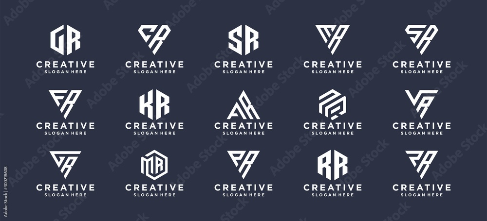 geometric initial logo design for branding, name initials, personal initials, company initials. geometric initial logo design for branding, name initials, personal initials, company initials.
