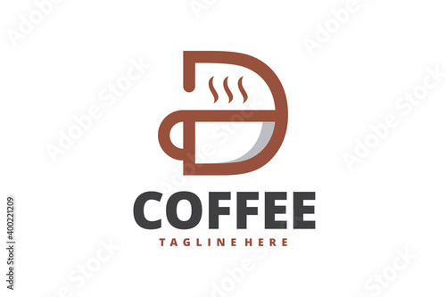 initial D coffee cup logo