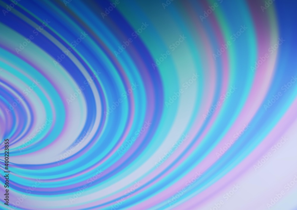 Obraz premium Light BLUE vector blurred bright background.