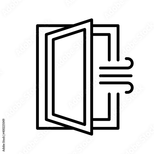 Room ventilation icon.