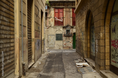 Alleyway in the city of Palermo