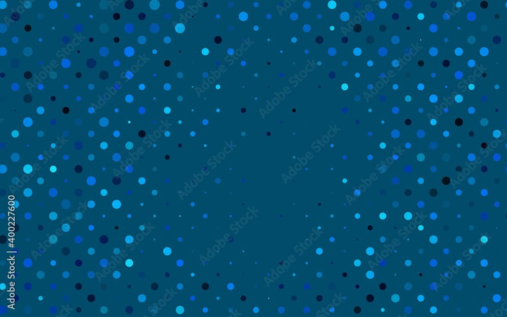 Light BLUE vector cover with spots.
