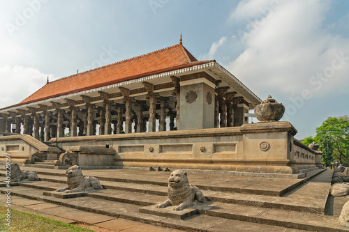 Colombo city architecture, Sri Lanka. Independence Memorial Hall - National monument.