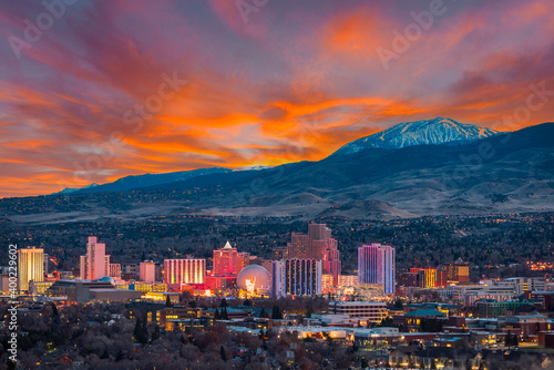 Reno, Nevada skyline photo