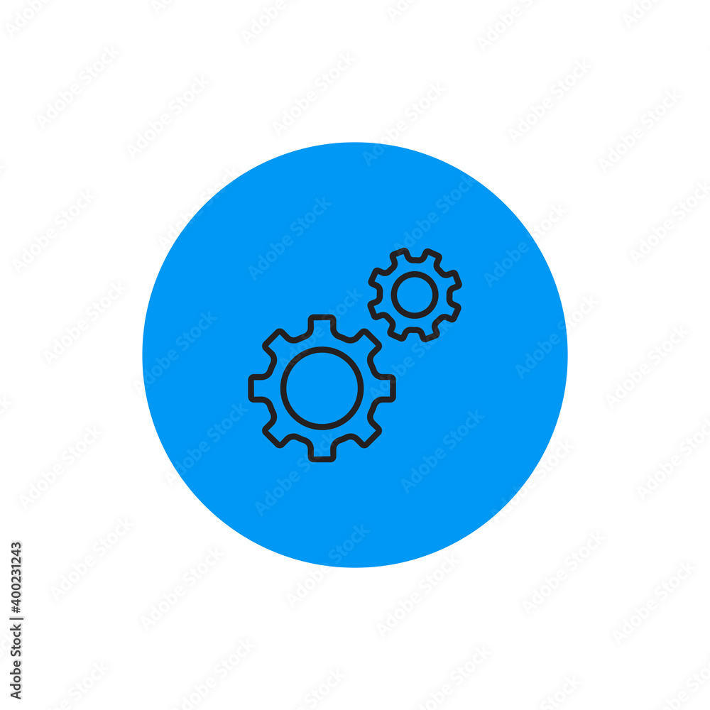 Isolated tools computers tecnology online blue logo- Vector Isolated tools computers tecnology online blue logo- Vector
