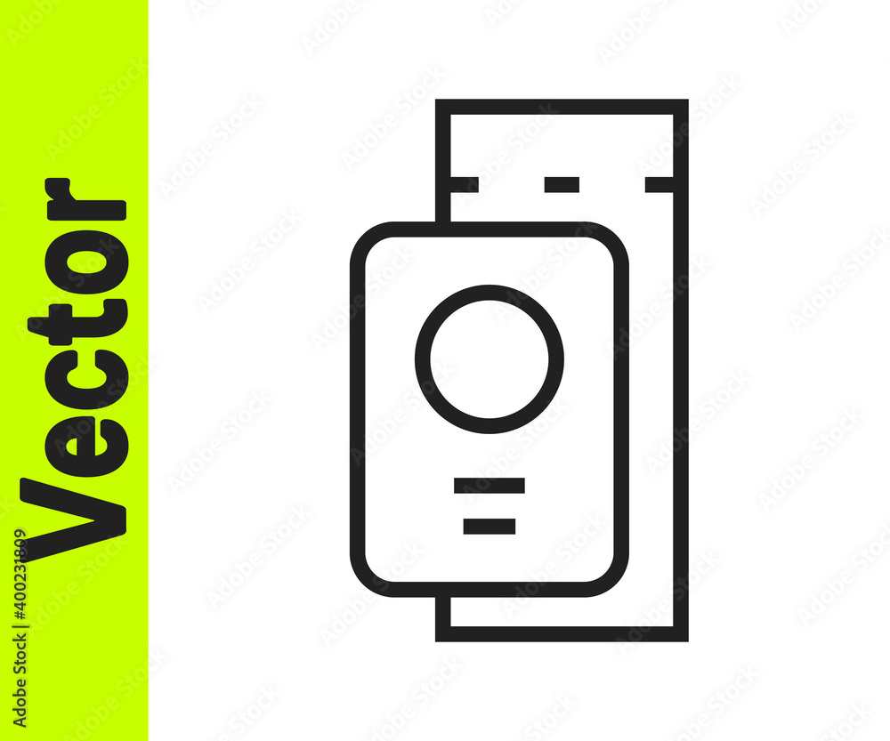 Black line Passport with ticket icon isolated on white background. Identification Document. Concept travel and tourism. Vector. Black line Passport with ticket icon isolated on white background. Identification Document. Concept travel and tourism. Vector.