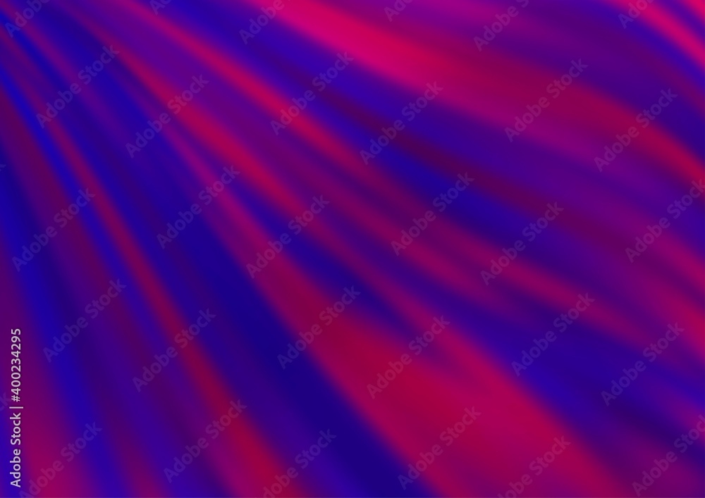 Fototapeta premium Light Purple vector template with bubble shapes.