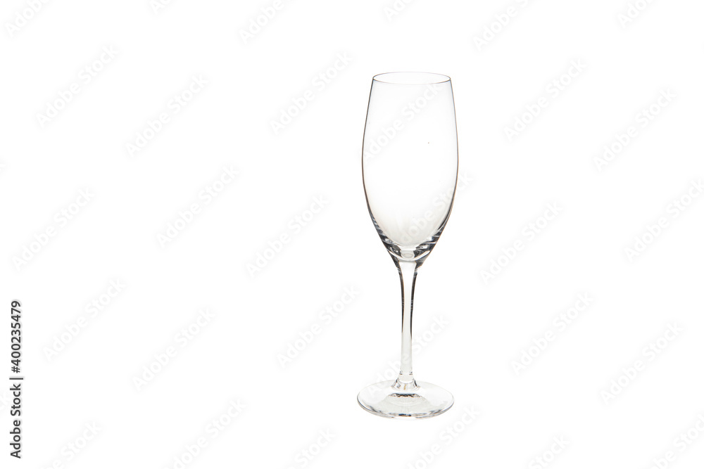 crystal wine glass isolated on white crystal wine glass isolated on white