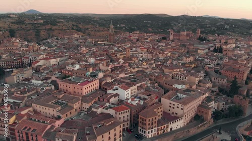 Wallpaper Mural Aerial panorama of Slamanca gothic town in sunset light.  Torontodigital.ca