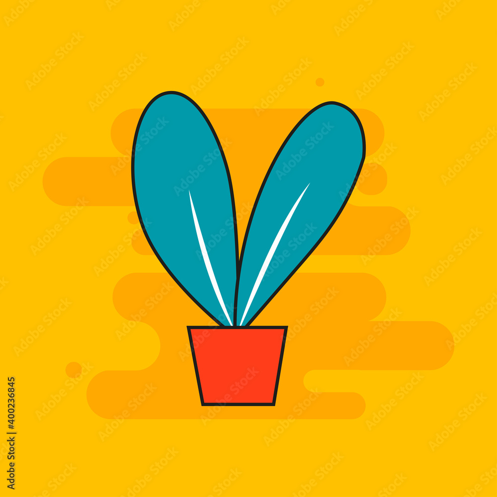 Plant back to school Tool picture icon - Vector Plant back to school Tool picture icon - Vector