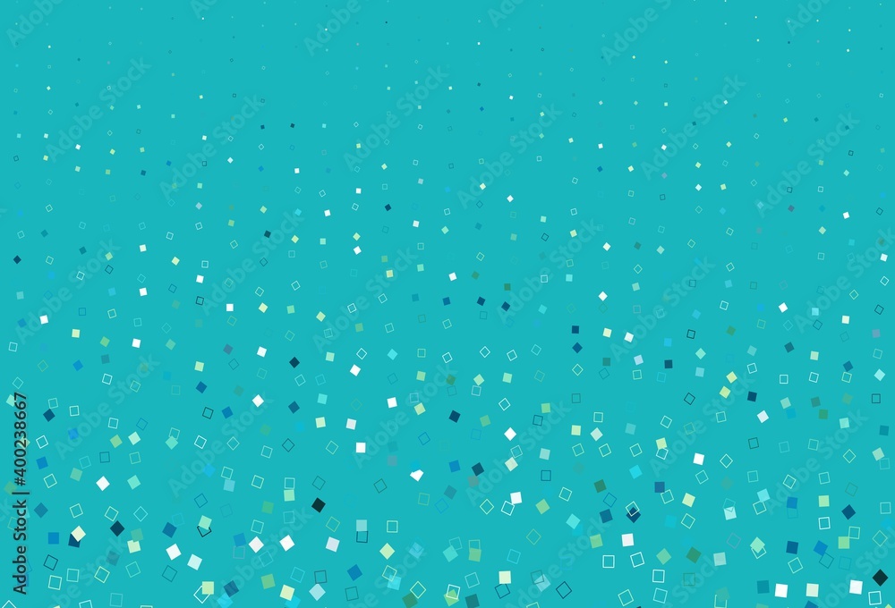 Light Blue, Yellow vector pattern with crystals, rectangles. Light Blue, Yellow vector pattern with crystals, rectangles.