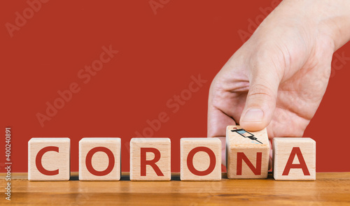 Durch die Impfung Corona besiegen