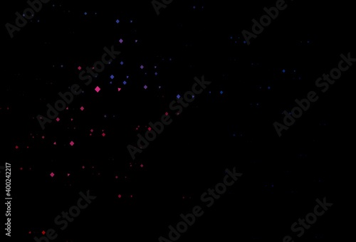 Dark blue, red vector layout with circles, lines, rectangles.