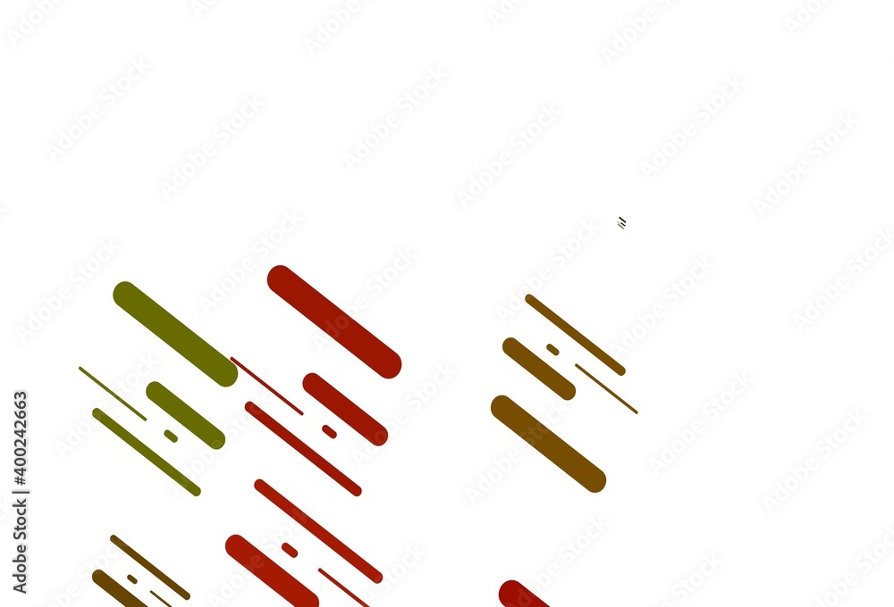 Obraz premium Light Green, Red vector background with straight lines.