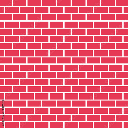 red brick wall texture vector background