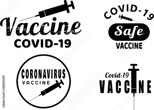 Collection of covid-19 vaccine labels