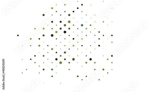 Light Blue, Yellow vector texture with disks.