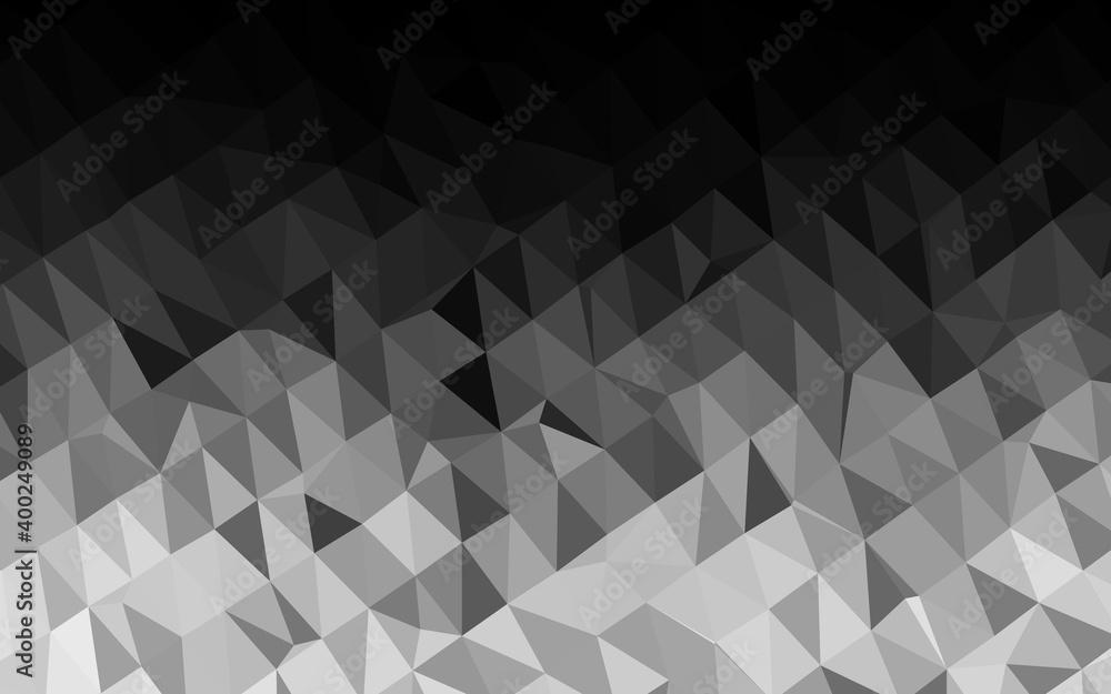 Light Silver, Gray vector abstract polygonal cover. Light Silver, Gray vector abstract polygonal cover.