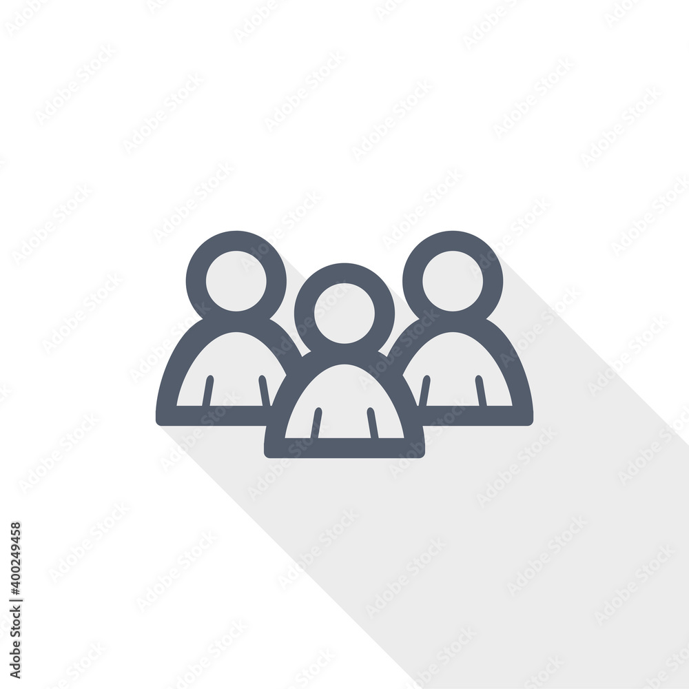 People, group vector icon, flat design illustration in eps 10 People, group vector icon, flat design illustration in eps 10