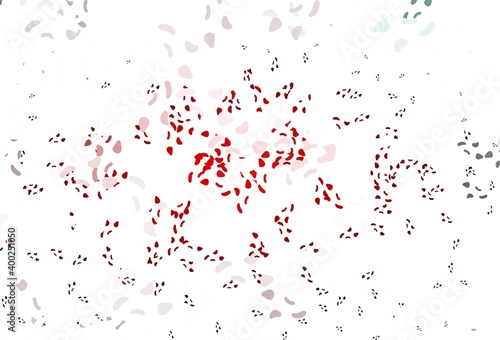 Wallpaper Mural Light red vector background with abstract forms. Torontodigital.ca