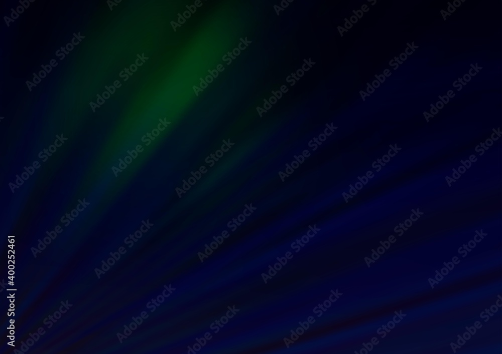 Dark Black vector abstract blurred pattern.