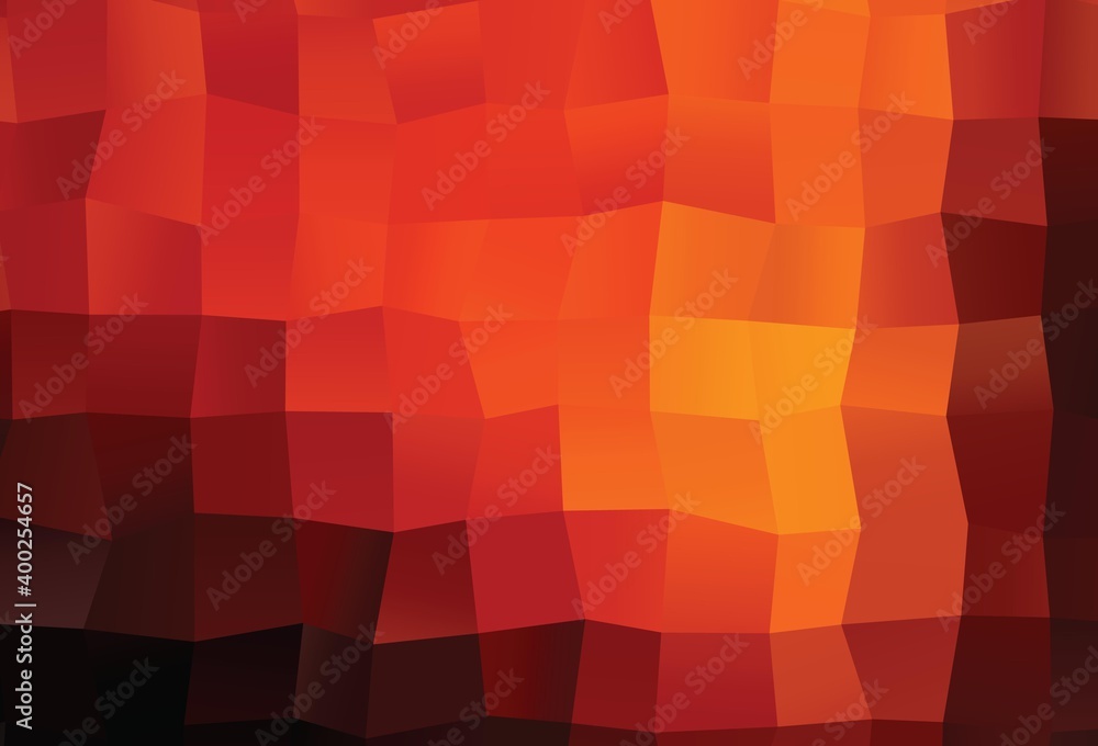 Dark Orange vector blurry triangle pattern. Dark Orange vector blurry triangle pattern.