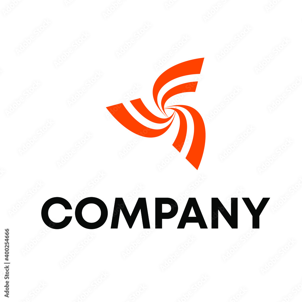 letter F logo letter F logo